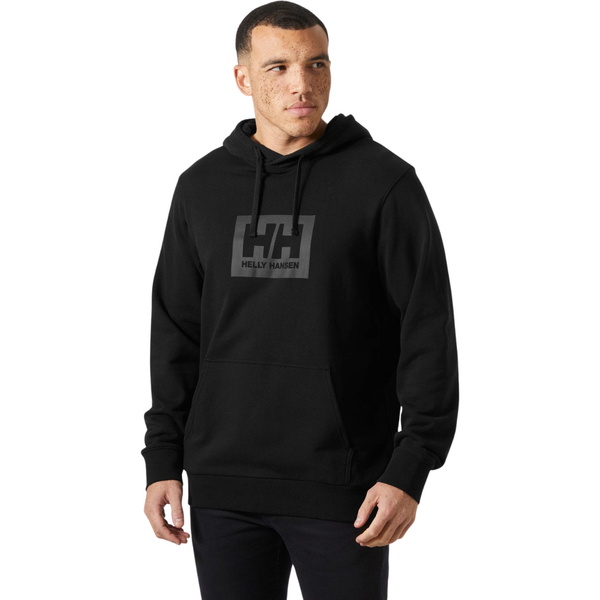 2025 Helly Hansen Mens HH Box Hoodie 54526 - Black